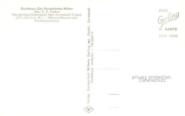 Neunkirchen Odenwald Gasthaus Zur Neunkircher Hoehe – Bild 2