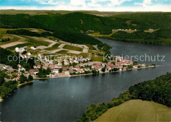 Herzhausen Edersee Fliegeraufnahme