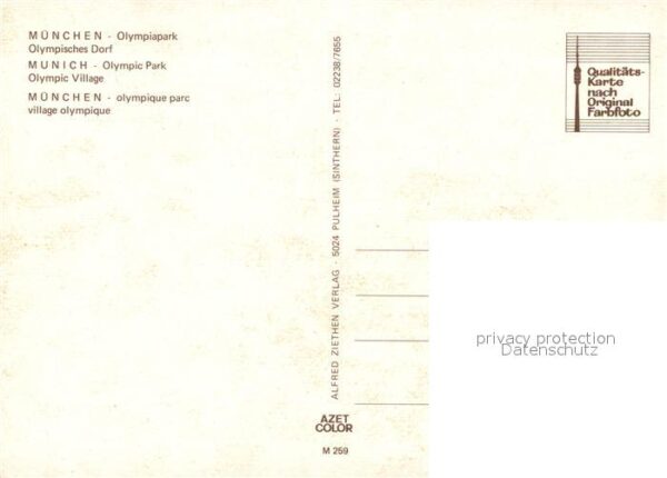 Muenchen Olympisches Dorf – Bild 2
