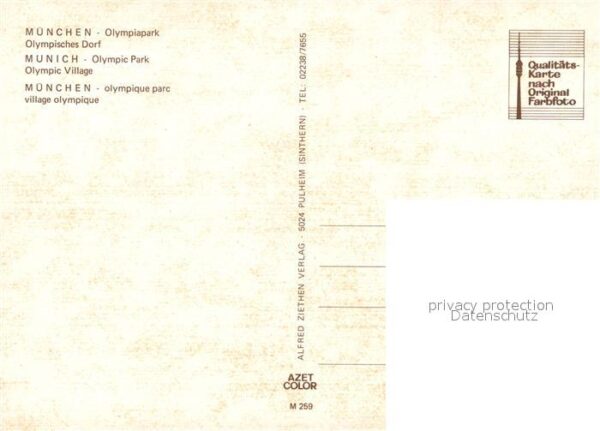 Muenchen Olympisches Dorf – Bild 2