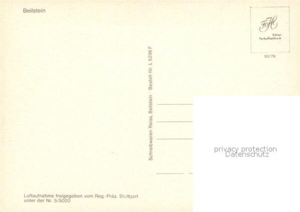 Beilstein Wuerttemberg Fliegeraufnahme – Bild 2