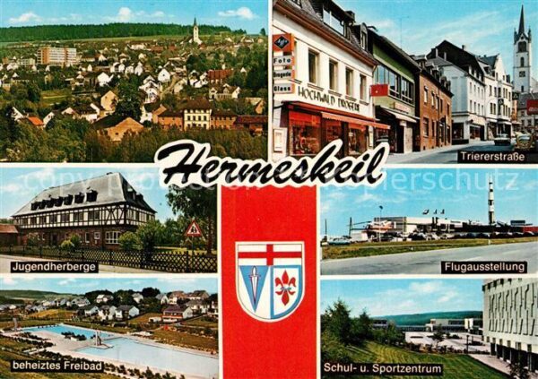 Hermeskeil Jugendherberge Triererstrasse Freibad Schul Sportzentrum Flugausstell