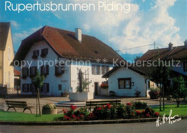 Piding Rupertusbrunnen Alter Pfarrhof