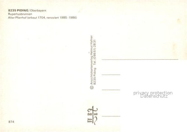 Piding Rupertusbrunnen Alter Pfarrhof – Bild 2