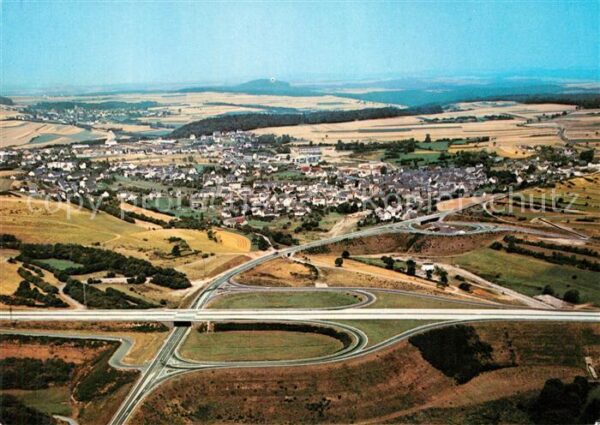 Kaisersesch Fliegeraufnahme Autobahn Abfahrt