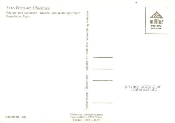 Prien Chiemsee Fliegeraufnahme – Bild 2