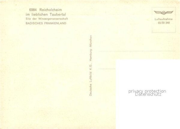 Reicholzheim Fliegeraufnahme – Bild 2