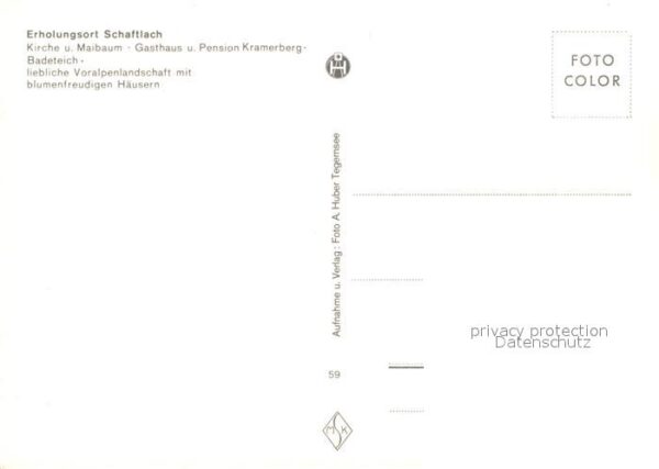Schaftlach Gasthaus Kramerberg Kirche Maibaum – Bild 2