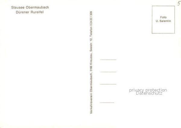 Obermaubach Fliegeraufnahme Duerener Rureifel – Bild 2