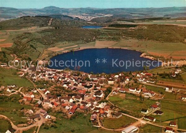 Schalkenmehren Fliegeraufnahme Panorama