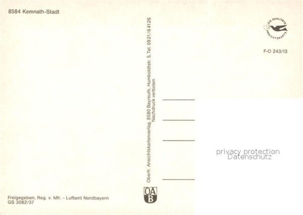 Kemnath Stadt Fliegeraufnahme – Bild 2