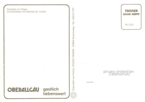 Kempten Allgaeu Zumsteinhaus Basilika St Lorenz – Bild 2