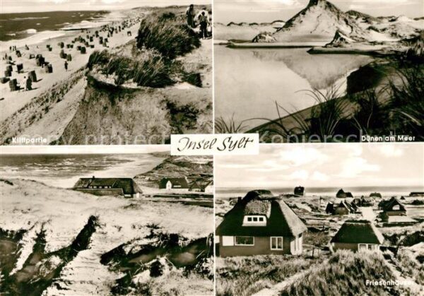 Sylt Kliffpartie Friesenhaeuser Duenen