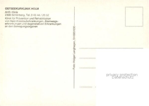 Schoenberg Holstein Fliegeraufnahme AHB Klinik – Bild 2