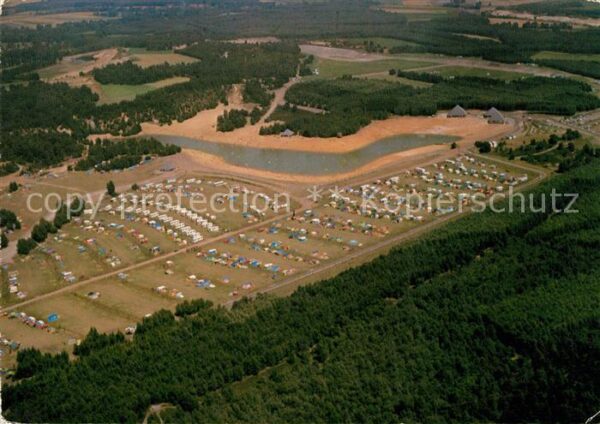 Wilsum Fliegeraufnahme Erholungsgebiet Wilsumer Berge Caravan Campingpark Strand