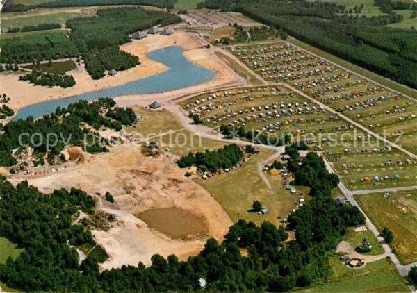 Wilsum Fliegeraufnahme Caravan Campingpark Strand Erholungsgebiet Wilsumer Berge