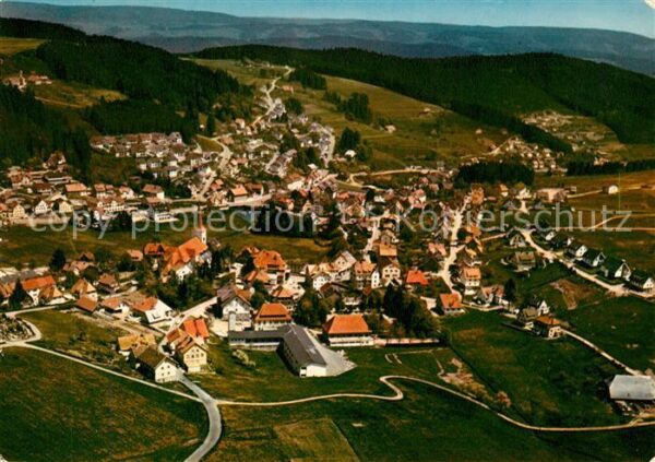 Schonach Schwarzwald Fliegeraufnahme