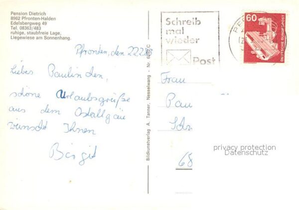 Halden Pfronten Pension Dietrich – Bild 2