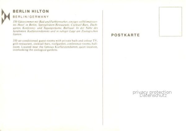 Berlin Hilton Hotel – Bild 2