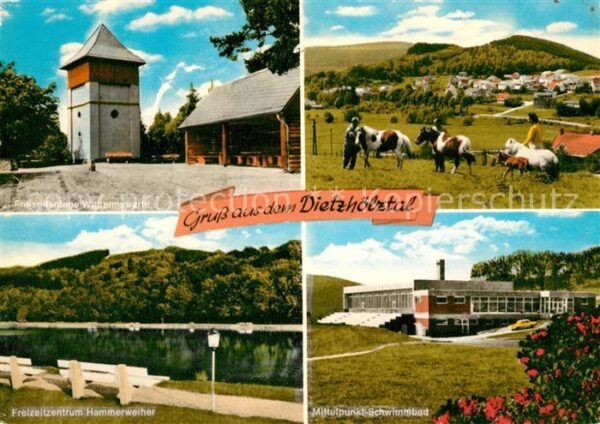 Dietzhoelztal Freizeitanlage Wilhelmswarte Freizeitzentrum Hammerweiher Schwimmb