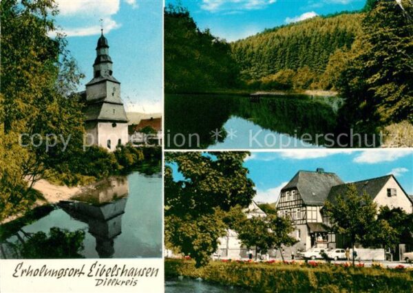 Eibelshausen Kirche Panorama Ortsansicht