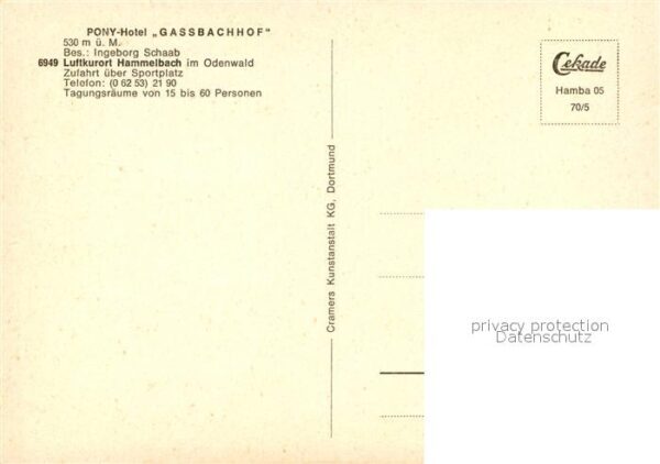 Hammelbach Pony Hotel Gassbachhof – Bild 2