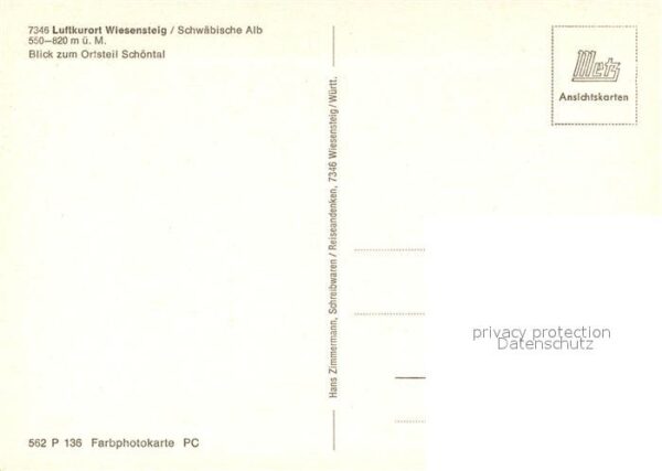 Wiesensteig Ortsteil Schoental Panorama – Bild 2