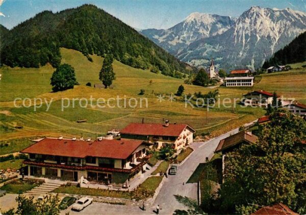 Tiefenbach Oberstdorf Panorama Entschenkopf Rubihorn Nebelhorn