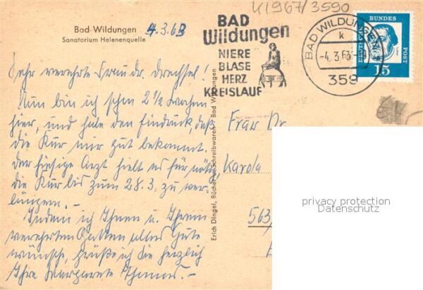 Bad Wildungen Sanatorium Helenenquelle – Bild 2
