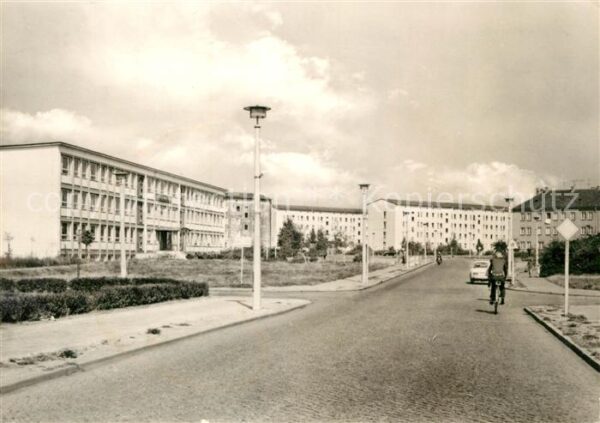 Senftenberg Niederlausitz Strasse des Bergmanns Otto Grotewohl Schule Polytechni
