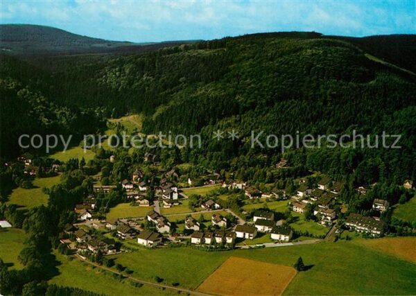 Willingen Sauerland Fliegeraufnahme Ortsteil Stryck