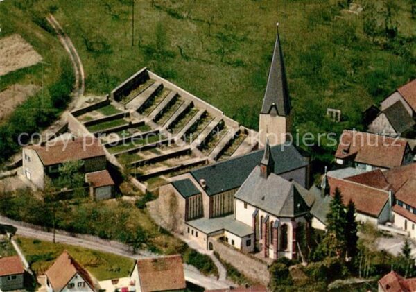 Hessenthal Spessart Fliegeraufnahme Wallfahrtskirche