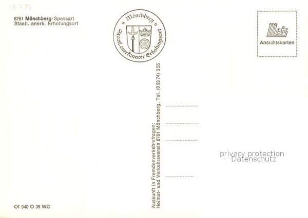 Moenchberg Spessart Panorama Kirche Schwimmbad – Bild 2