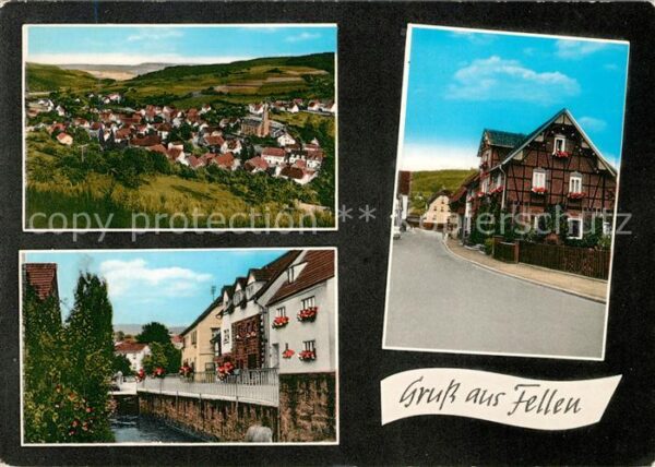 Fellen Unterfranken Panorama Ortsansichten