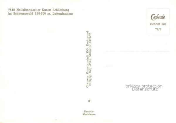 Schoemberg Freudenstadt Fliegeraufnahme – Bild 2