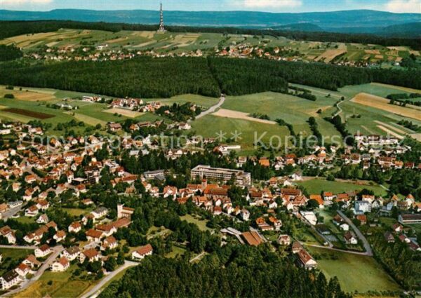 Schoemberg Schwarzwald Fliegeraufnahme Langenbrand