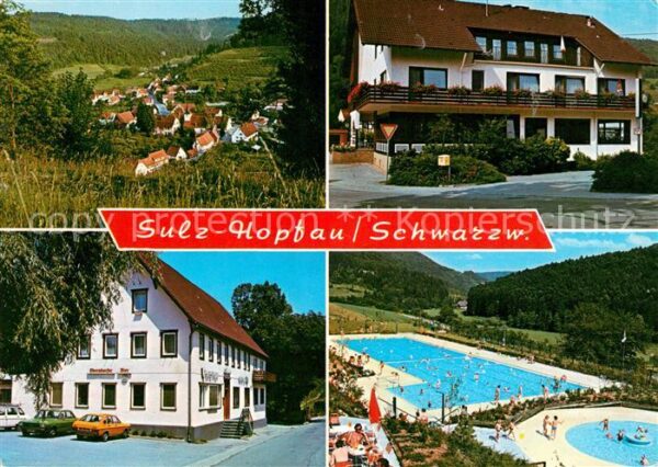 Hopfau Sulz Neckar Gasthaus Oberndorfer Bier Schwimmbad Panorama