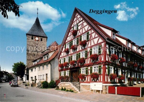 Deggingen Alte Post Pfarrkirche Heilig Kreuz