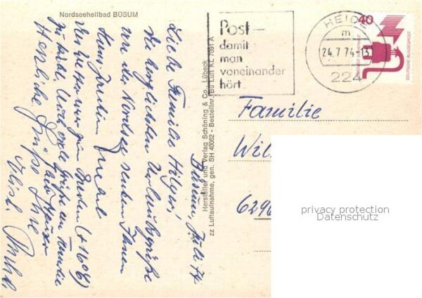 Buesum Nordseebad Fliegeraufnahme – Bild 2