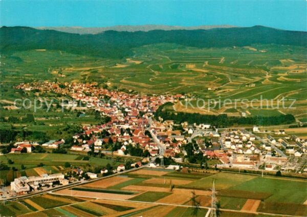 Eichstetten Kaiserstuhl Fliegeraufnahme