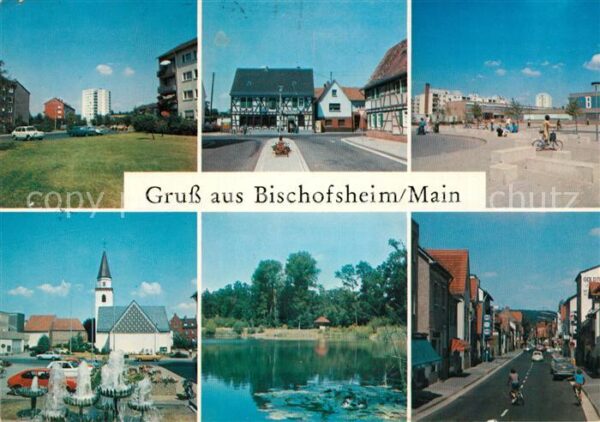 Bischofsheim Maintal Kirche Stadtansichten