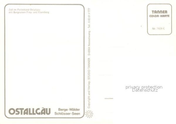Zell Allgaeu Burgruinen Frey Eisenberg – Bild 2