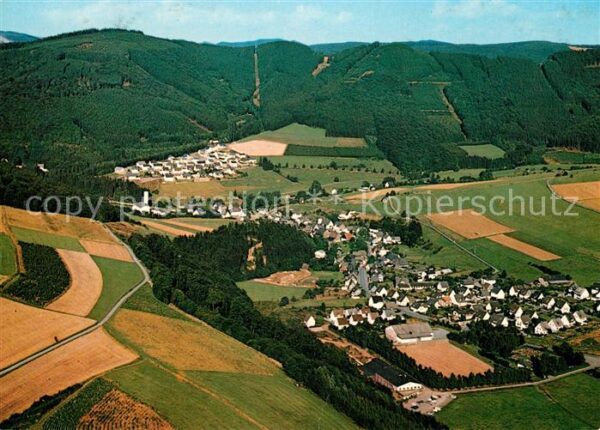 Elleringhausen Sauerland Bruchhauser Steine Fliegeraufnahme