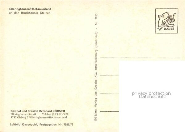 Elleringhausen Sauerland Bruchhauser Steine Fliegeraufnahme – Bild 2