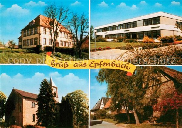 Epfenbach Kirche Ortsansichten