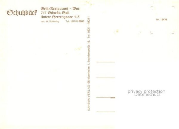 Schwaebisch Hall Grill Restaurant Bar Schuhbaeck – Bild 2