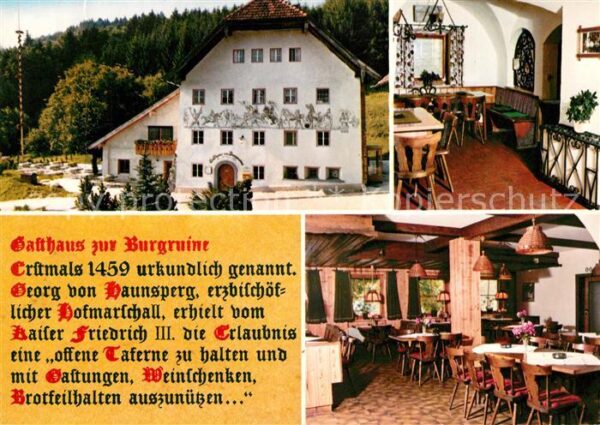 Vachenlueg Gasthaus zur Burgruine