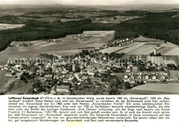 Kaisersbach Welzheim Fliegeraufnahme