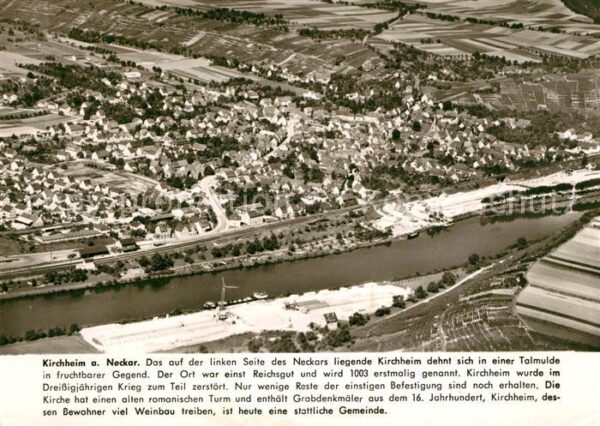 Kirchheim Neckar Fliegeraufnahme