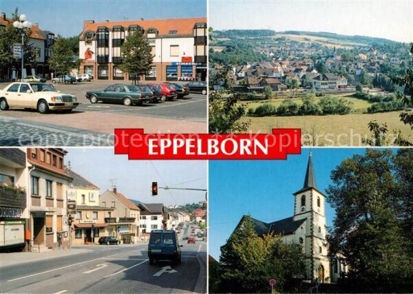Eppelborn Kirche Stadtansichten Panorama